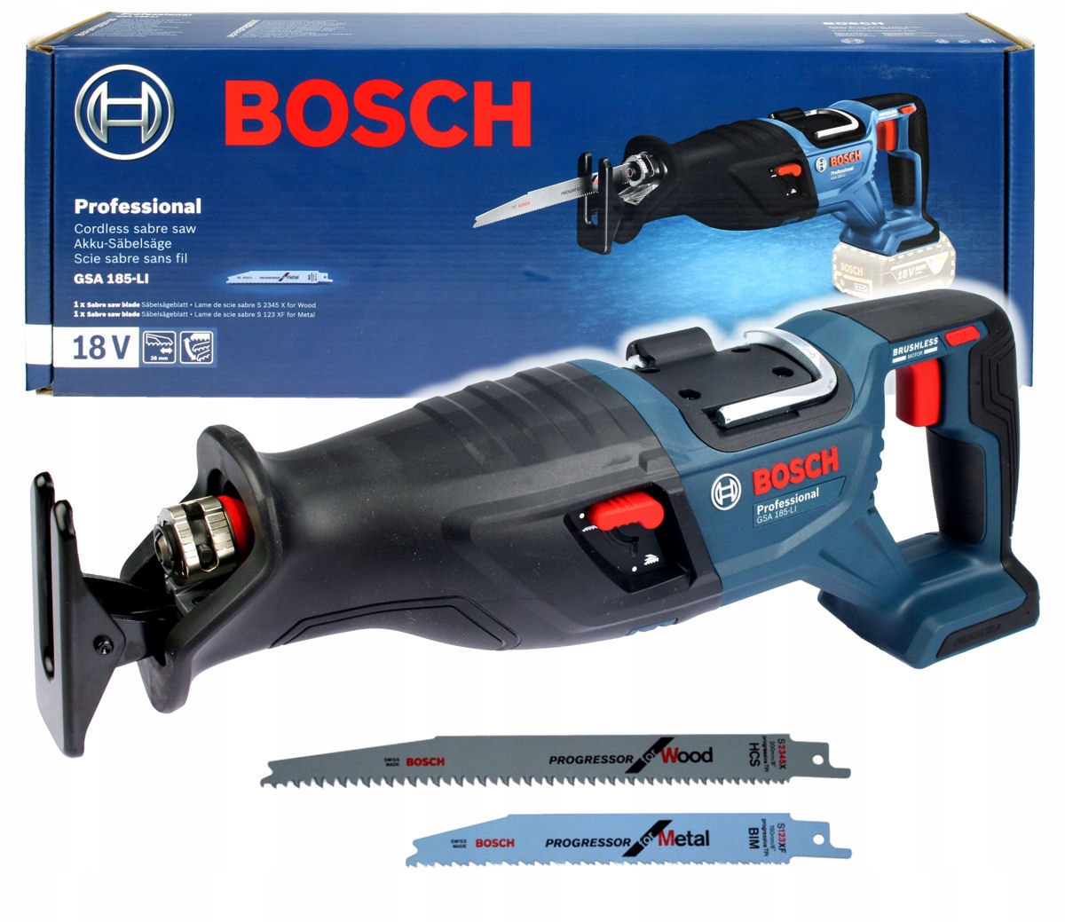Ohýbacia píla Bosch GSA 185-LI BODY